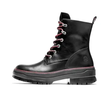 Timberland Premium 6 Inch Waterproof Boots 'Black Red' Women's