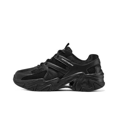 Skechers Stamina V3 Chunky Sneakers Men Low-Top All Black