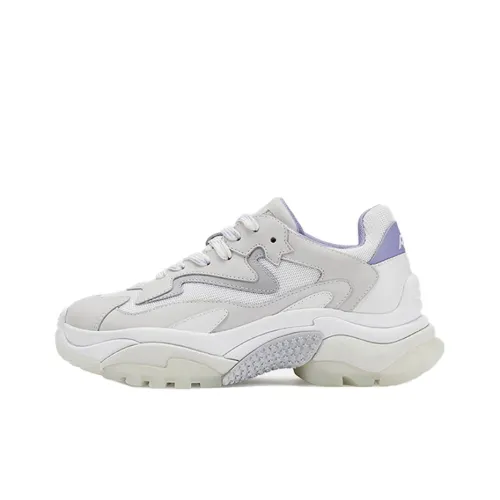 ASH Chunky Sneakers Women's Low-Top White/Purple