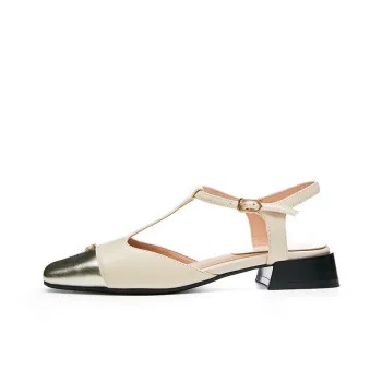 Marie Claire High Heels Women's Porcelain White Gilded