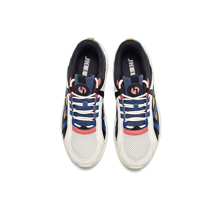 361° Chunky Sneakers Men Low Top White/Blue/Black-1