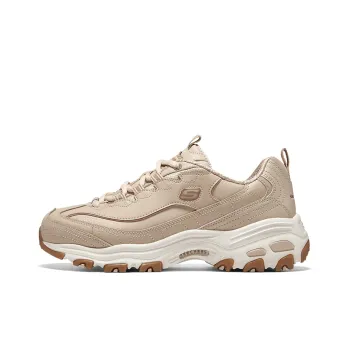 Skechers Non slip Wear resistant Shock Absorption Low Top Chunky Sneakers Women's Brown