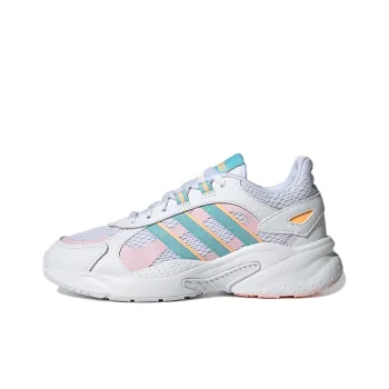 Adidas Neo Crazychaos Shadow Running Shoes White/Blue/Pink Women's