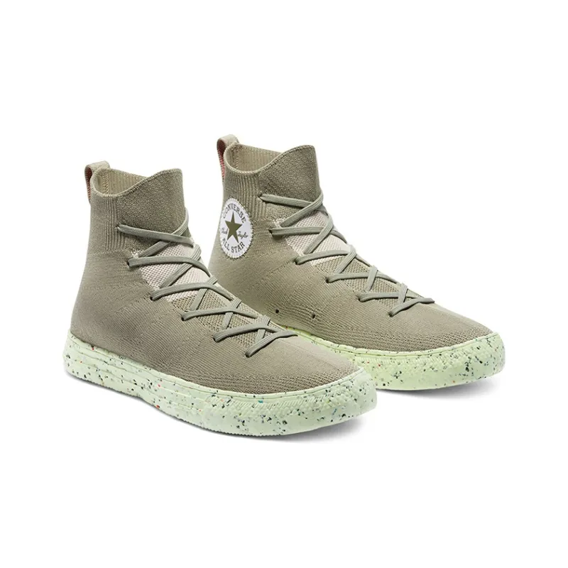 Chuck Taylor All Star Renew Converse Crater Knit High 'Light Field Surplus'-2