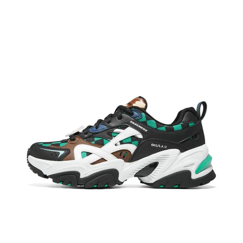 Skechers Stamina V2 'Black Green' Women's-0