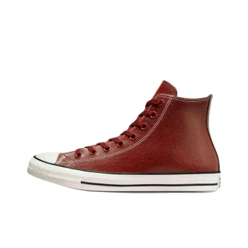 Converse Chuck Taylor All Star Anti-Slip And Wear-Resistant Coverage High-Top Canvas Shoes Unisex Burgundy