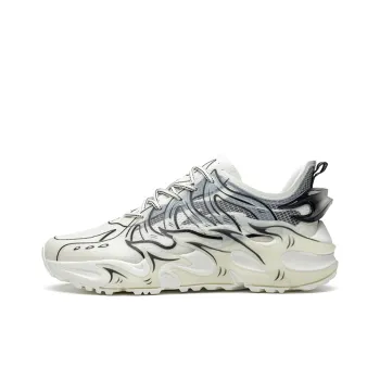XTEP Red Flame 1.0 Low Top Chunky Sneakers Men's Sail White Black