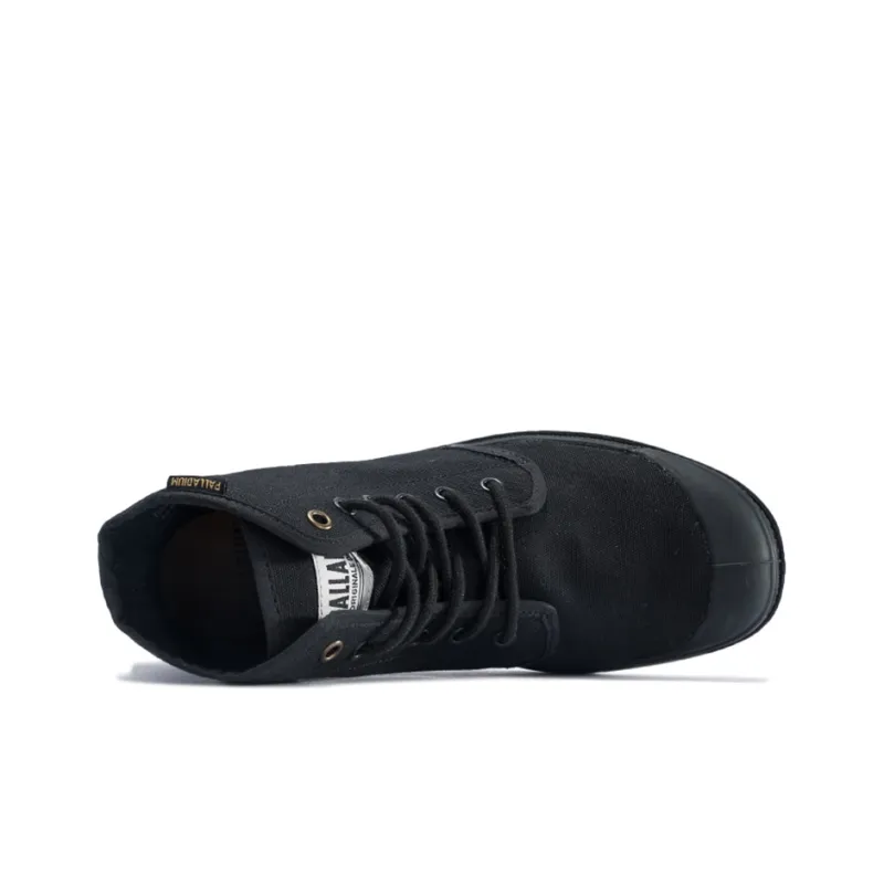 Palladium Pampa Hi Originale W Anti-Slip And Wear-Resistant Breathable High-Top Canvas Shoes Unisex Black-2