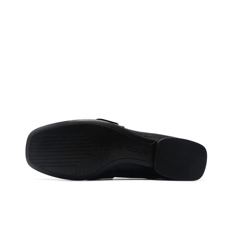 Ecco Annie Series Casual Single Shoes Women's Black-4