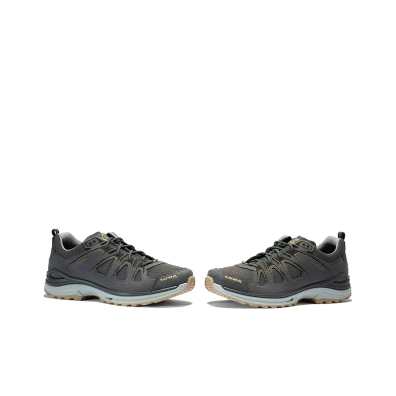 Lowa EVO GTX Low Top Outdoor Shoes Men's Bronze Gray-4