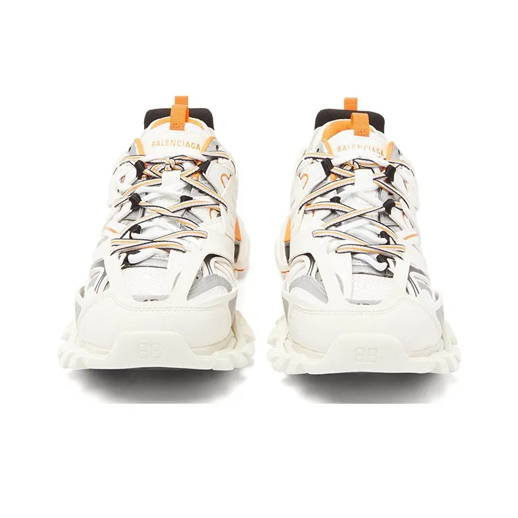 Balenciaga Track Sneaker 'White Orange' Women's-4