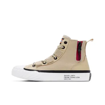Dickies Canvas Shoes Women's High-Top Military Beige