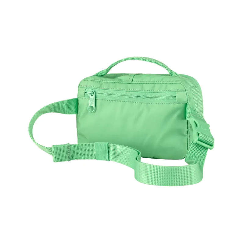 Fjallraven Kanken Nylon Shoulder Bag, Crossbody Bag, Fanny Pack Regular Unisex Round Leaf Mint Green-3