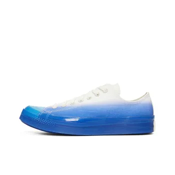 Converse Chuck Taylor Seasonal Wear Resistant Slip Resistant Low Top Canvas Shoes Unisex Blue White