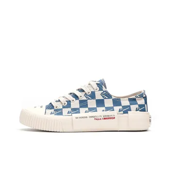 Feiyue Low-Top Canvas Shoes Unisex Beige Blue