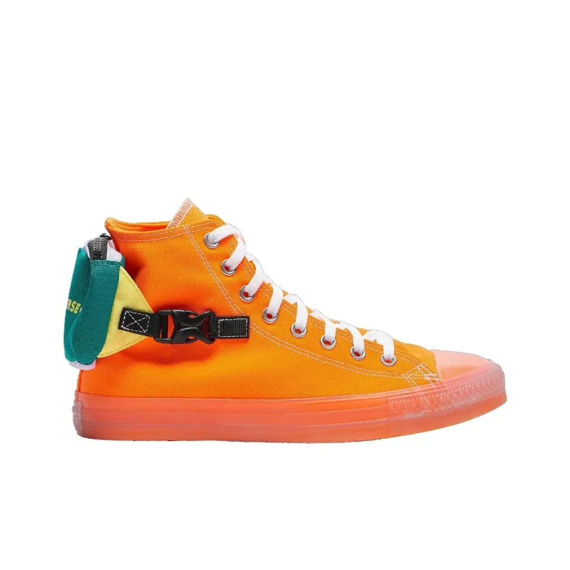 Converse Chuck Taylor All Star Buckle Up High 'Total Orange'-1
