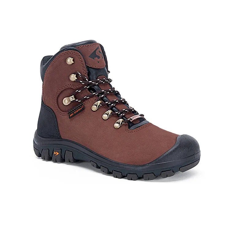 SLEADER Chuxin Series Slip Resistant, Abrasion Resistant, Waterproof High Top Outdoor Shoes Unisex Dark Coffee-1