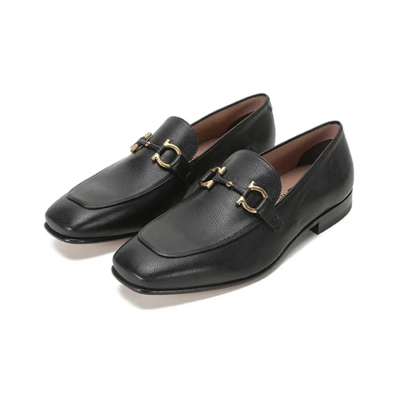 FERRAGAMO GANCINI Loafers Women's Black-2