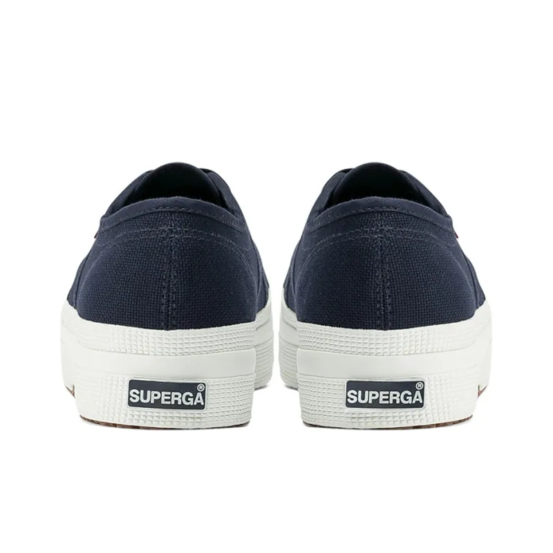 SUPERGA Lightweight And Breathable Low-Top Canvas Shoes Unisex Navy Blue-3