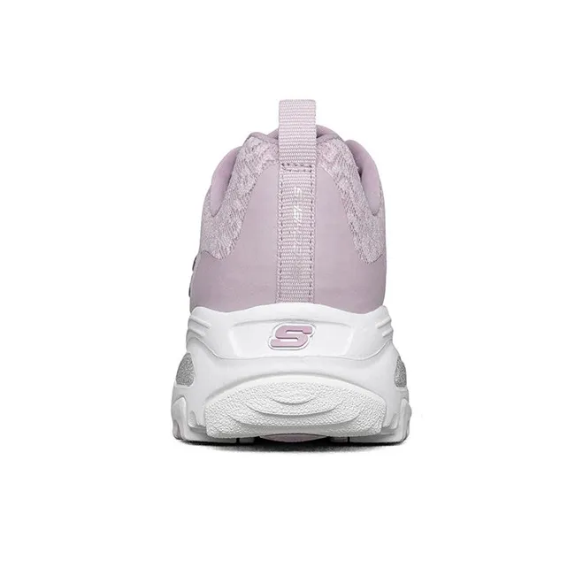 Skechers D'LITES 1.0 Cushioning Breathable Low Top Chunky Sneakers Women's Lavender-3