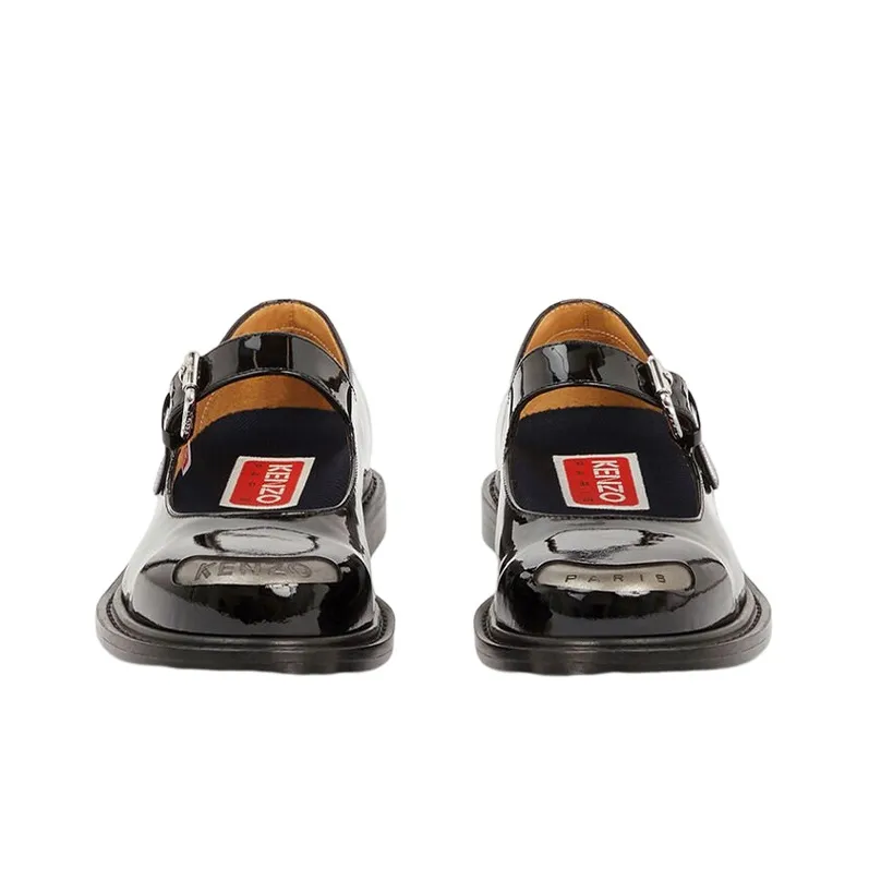 KENZO Takumi Takada Casual Single Shoes Women's Black-2