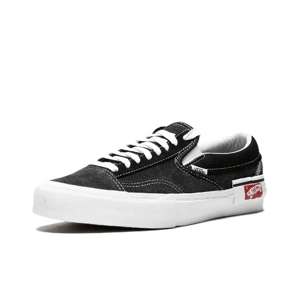 Vans Slip On Cap Lx Black White-2