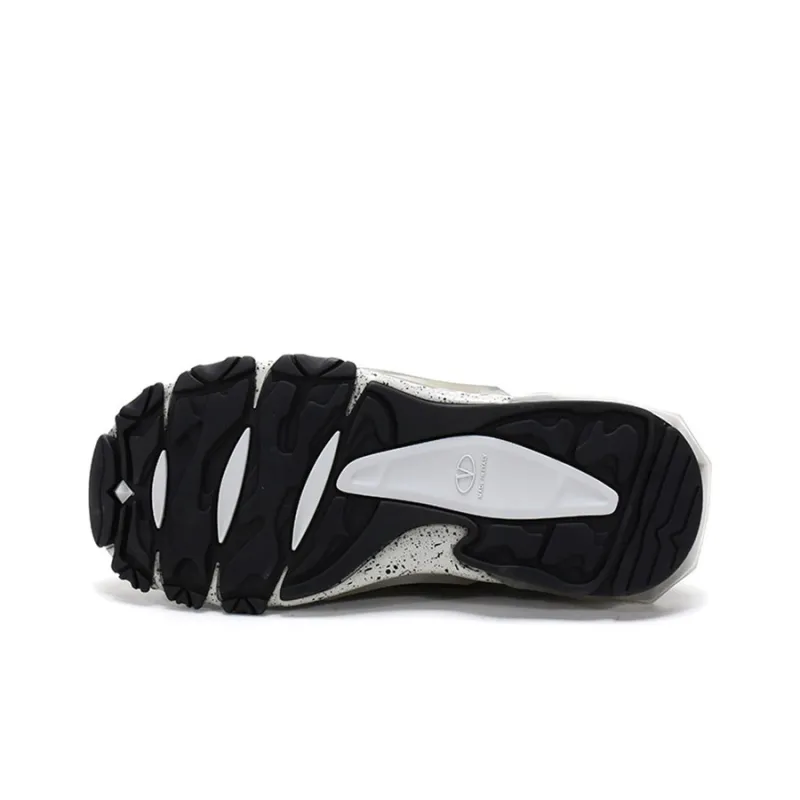 Valentino Bounce Low Top Chunky Sneakers Men's Silver Black-4