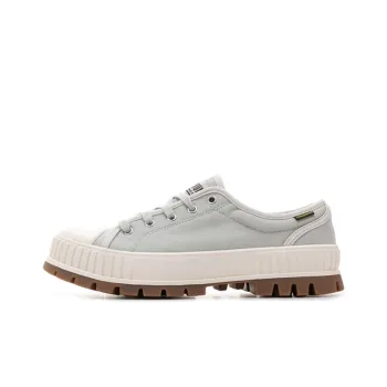 Palladium Pallashock OG Non slip Lightweight Low Top Canvas Shoes Unisex Light Gray