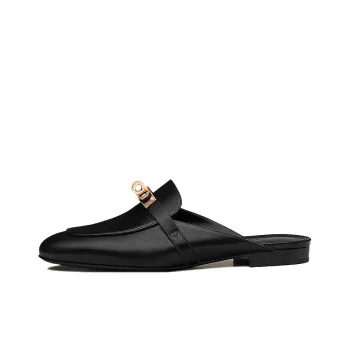 HERMES Oz Abrasion Resistant Closed Toe Slippers Women's Black