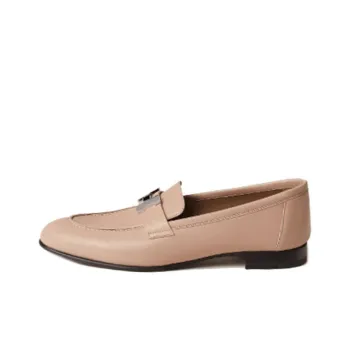 HERMES Paris Loafers Women's Beige