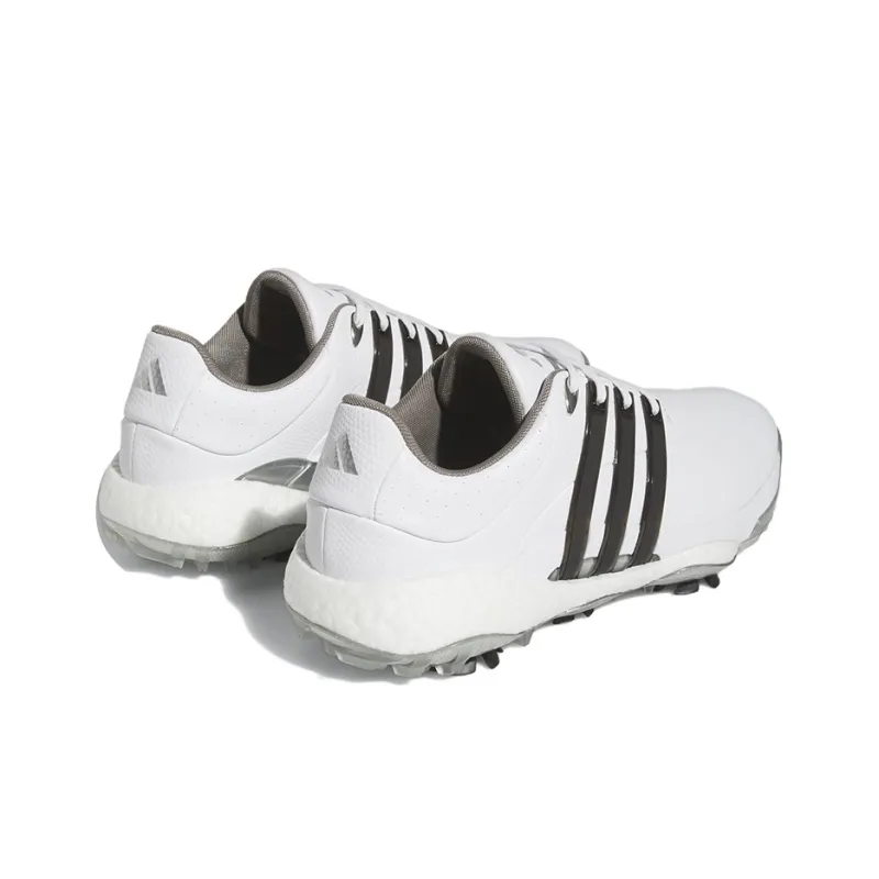 Adidas Tour360 22 Boost Golf Shoes 'Cloud White Black Silver Metallic'-2