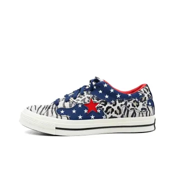 Converse One Star Leopard Grain Brown 'Black White Red'