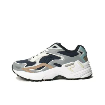 FILA Catapult Catapult Anti-Slip Wear-Resistant Low-Top Chunky Sneakers Unisex White Blue Beige