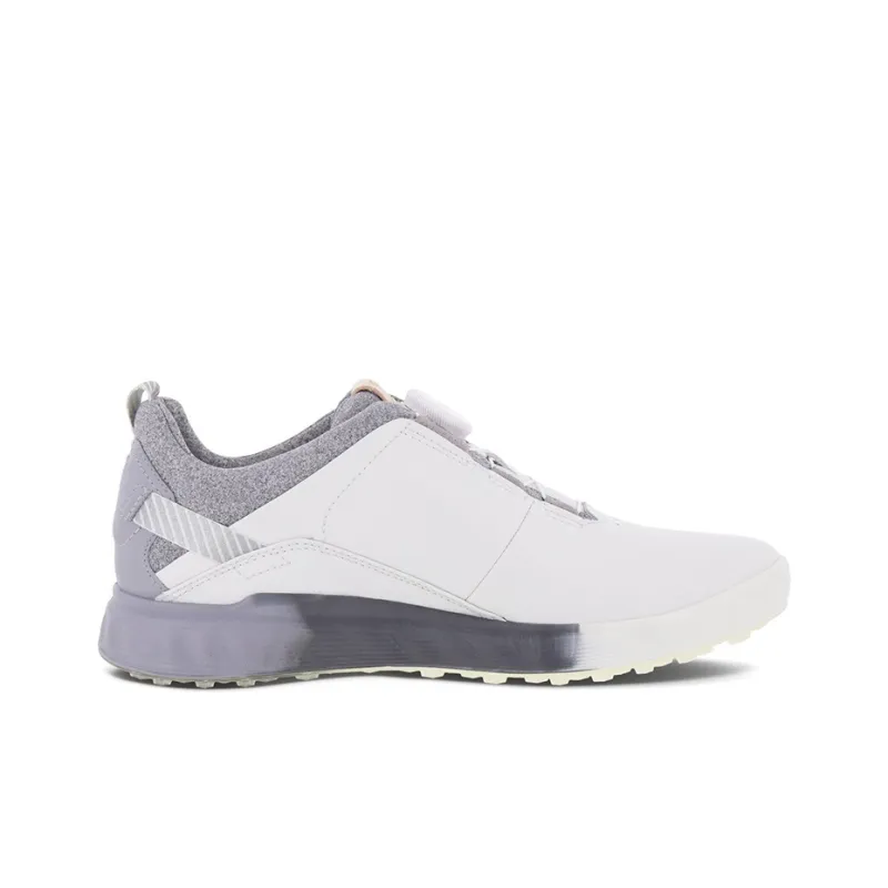 Ecco S Three Boa Low Top Golf Shoes Women's White-1