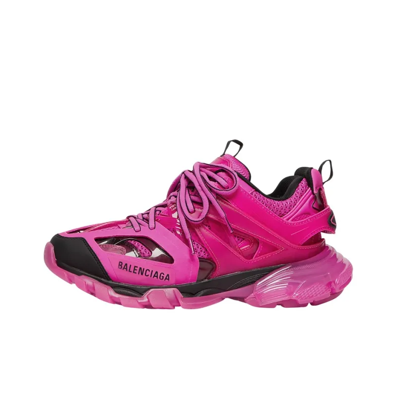 Balenciaga Women's Track Sneaker 'Clear Sole - Dark Pink'-0