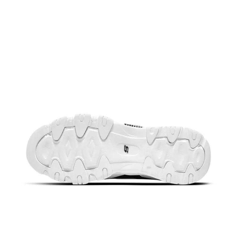 Skechers D'LITES 2.0 'White Black' Women's-5
