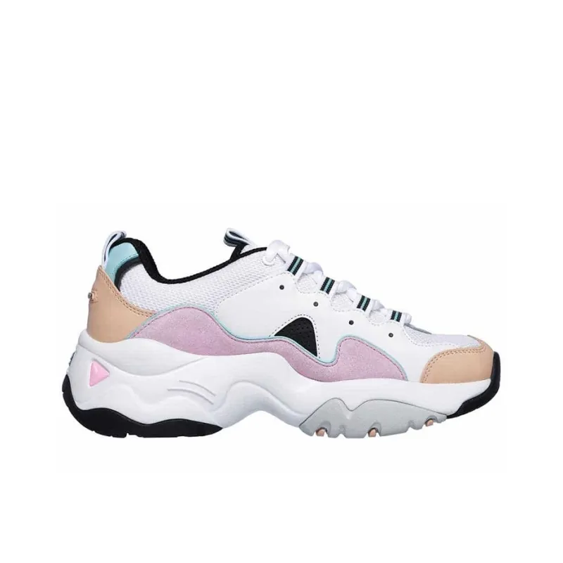 Skechers D'Lites 3.0 'White Pink' Women's-1