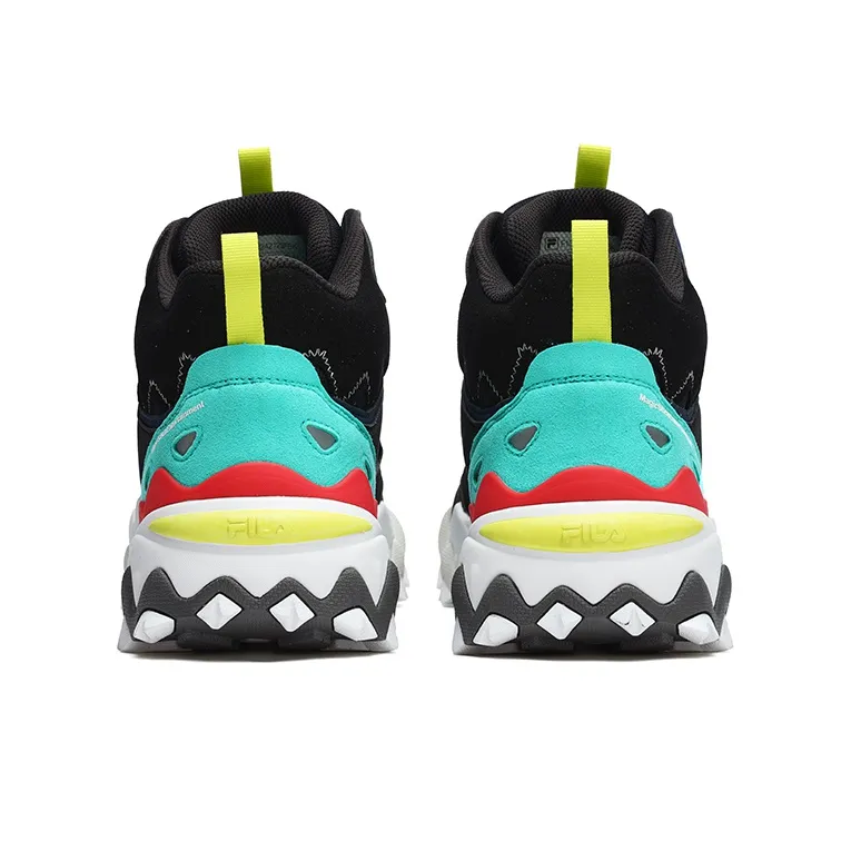 FILA FILA X Magic Stick Joint Series Anti Slip Wear Resistant Mid Top Chunky Sneakers Men's Black-3