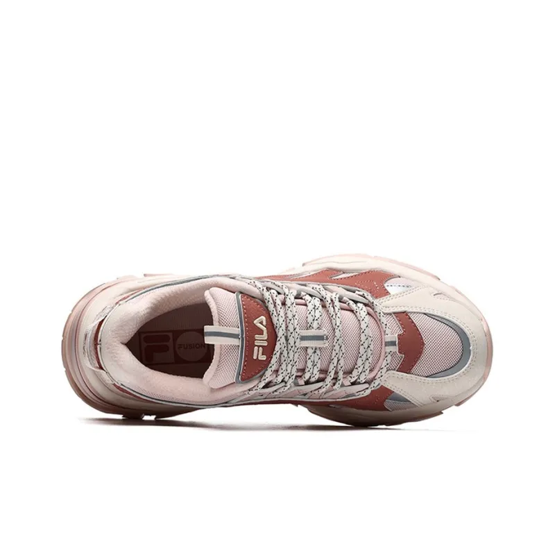 FILA FUSION Casual Fashion Sneakers 'Pink Red' Women's-2