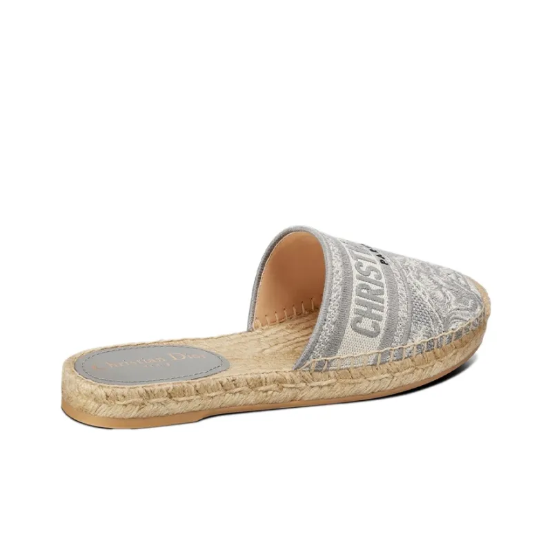 DIOR Granville Casual Single Shoes Women's Gray-3