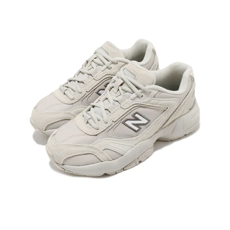 New Balance NB 452 Cushioned Slip Resistant Low Top Chunky Sneakers Women's Greige-2