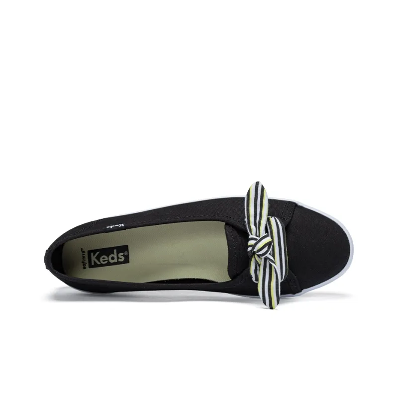 Keds Canvas Shoes Women's Low Top Black-3