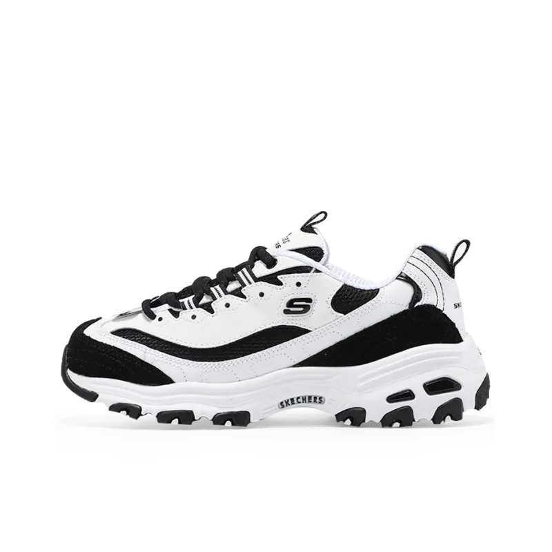 Skechers D'lites White Black Women's-0