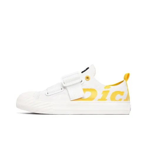 Dickies Canvas Shoes Unisex Low-Top Yellow