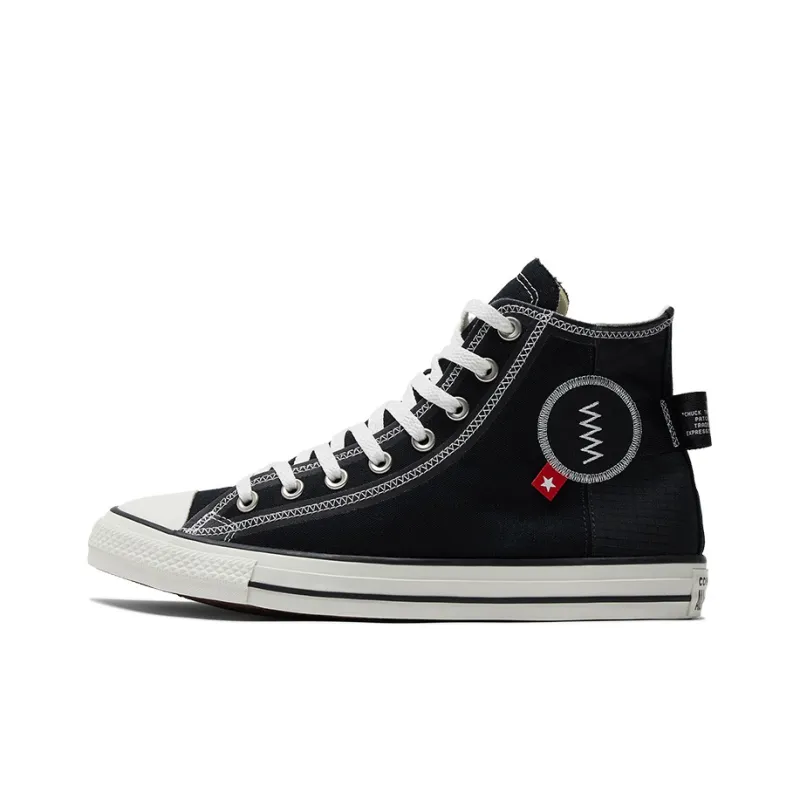 Converse Chuck Taylor All Star High 'Logo Tag Black'-0