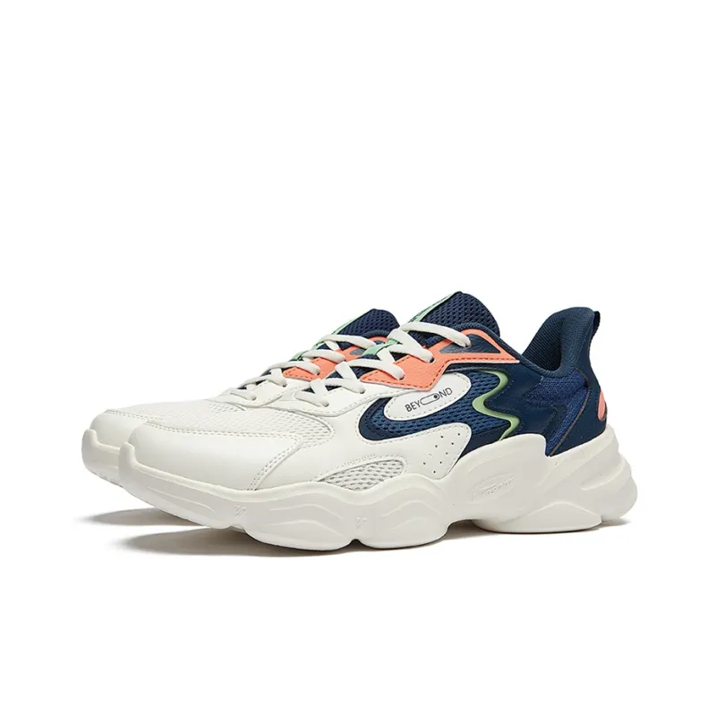 361° NFO Chunky Sneakers Men Low Top White/Blue-1