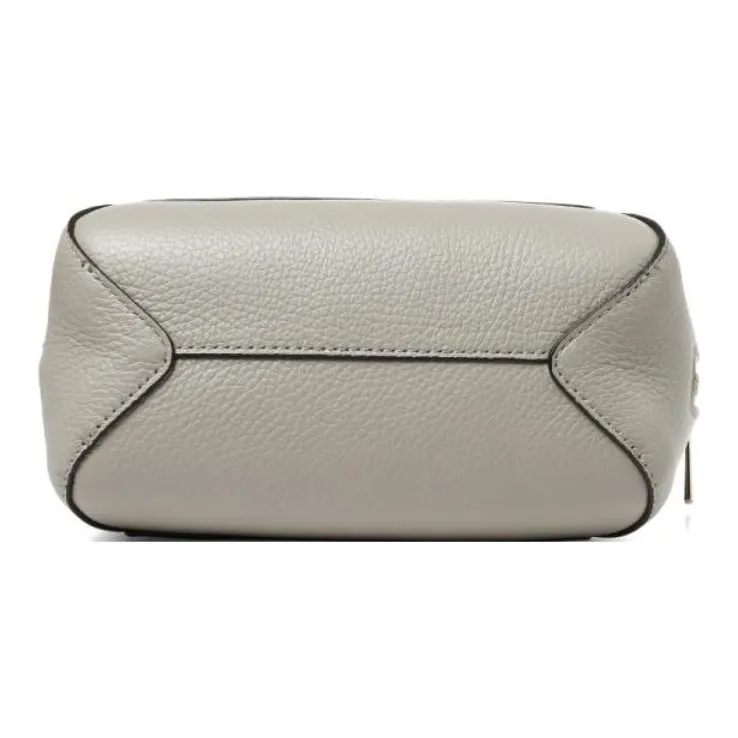 Furla Gilda Cow Leather Tote Bag, Shopping Bag, Shoulder Bag, Crossbody Bag, Handbag Mini Women's Light Gray-3