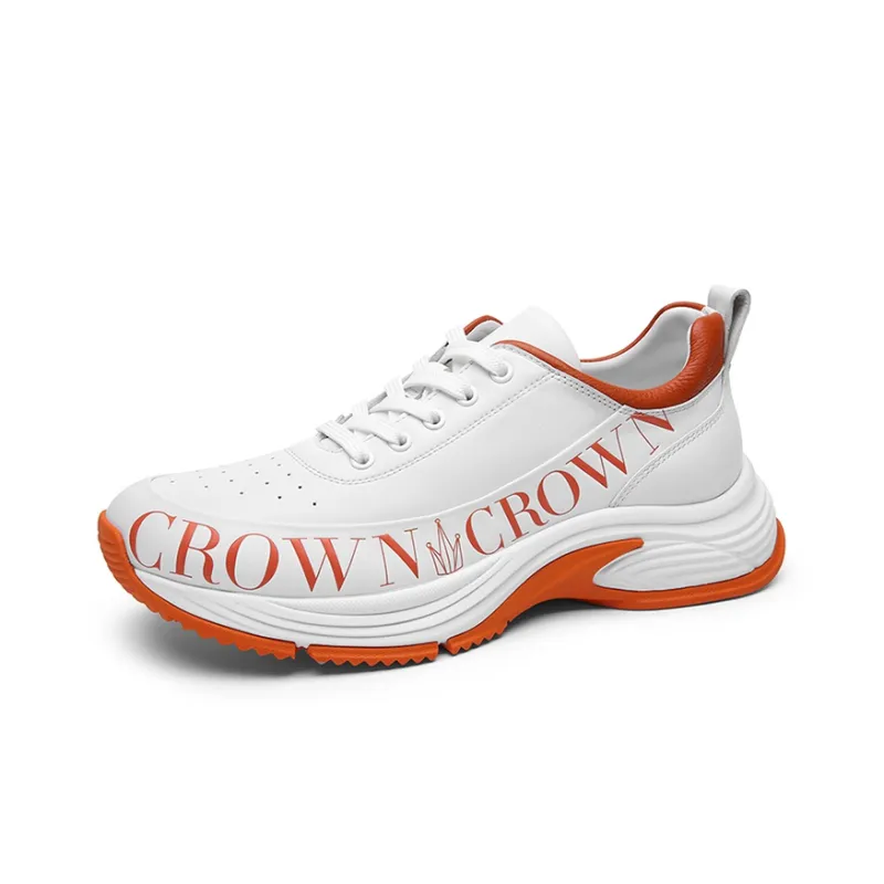 CROWN Wear-Resistant Low-Top Chunky Sneakers Men's-6