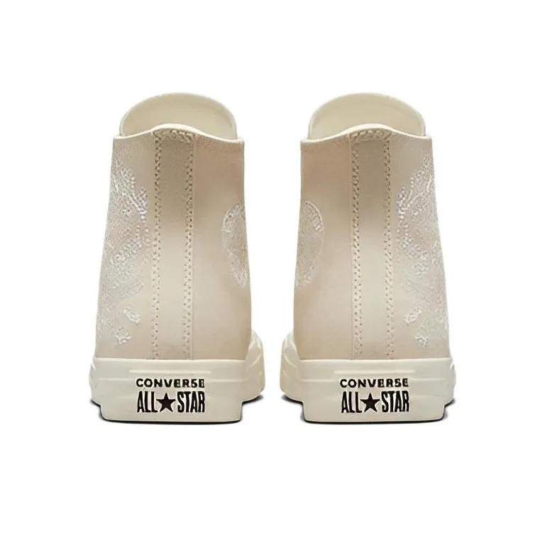 Converse Women's Chuck Taylor All Star High 'Embroidered Floral Ivory' Women's-3
