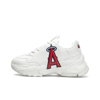 MLB Big Ball Chunky A Anti Slip Wear Resistant Low Top Chunky Sneakers Unisex White Red